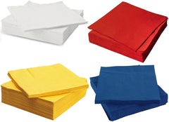 Șervețele de masă din hârtie de diferite culori 100 buc/pungă